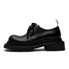 New thick-soled leather shoes with increased height cleanfit round-toe derby shoes for men spring 153601