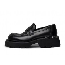 British style loafers men's thick-soled commuting heightening casual leather shoes men's slip-on summer 149003