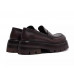 New British thick-soled loafers, one-step business casual height-increasing men's shoes 142703