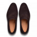 Men's handmade suede business casual leather shoes slip-on loafers men's shoes autumn 128402