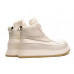 New high top leather boots to make old white round toe leather shoes casual leather Martens men's shoes HA1-2