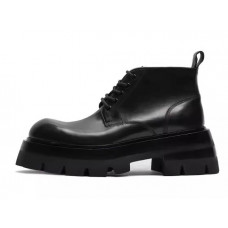 Doc Martens men's English style high top black leather shoes mid-working ankle boots 152002