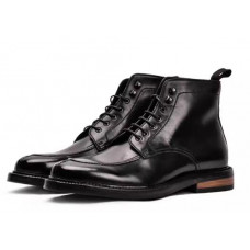 Men's shoes genuine leather lace-up bare boots men's high-top British style leather boots Martin boots autumn and winter 128102